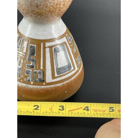 Vintage LAPID ISRAEL MCM Pottery Vase MOD 1960's - Picture 12 of 12
